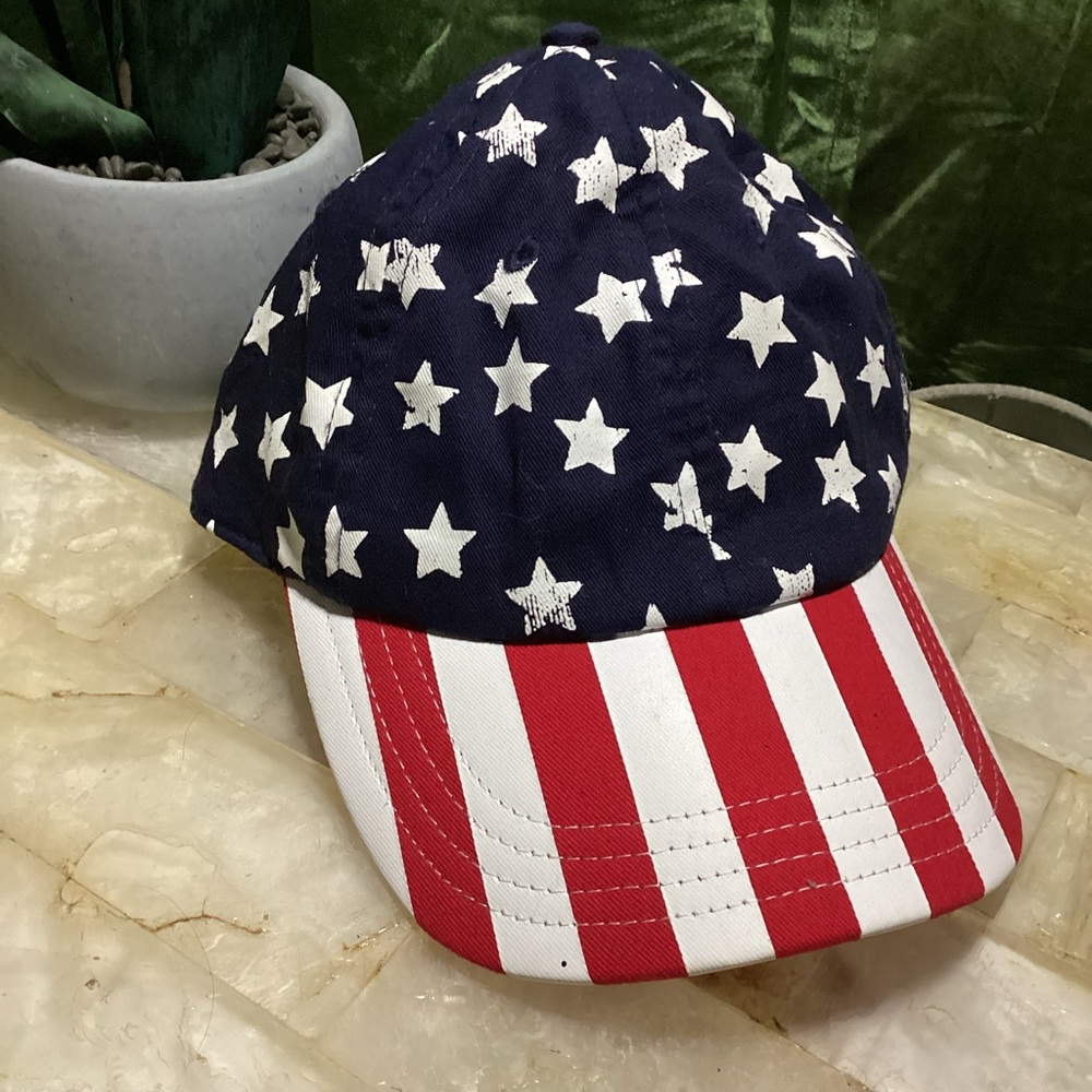 🔥2 for$10🔥 NWOT Kids American Flag Hat - Size OS
